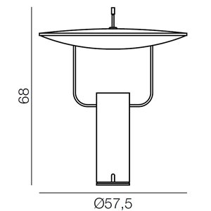 Lámpara sobremesa TX1 RGB Martinelli Luce