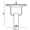Lámpara sobremesa TX1 RGB Martinelli Luce