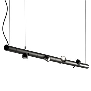 Lámpara suspensión Calabrone 4 focos Martinelli Luce