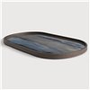 Bandeja Organic Graphite Oblong Ethnicraft