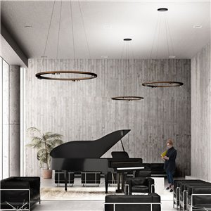 Lámpara suspensión Circular Slim Martinelli Luce