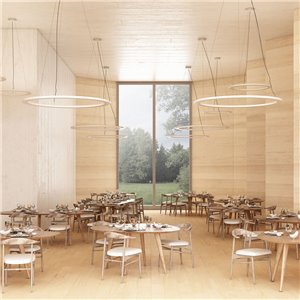 Lámpara suspensión Circular Slim Martinelli Luce