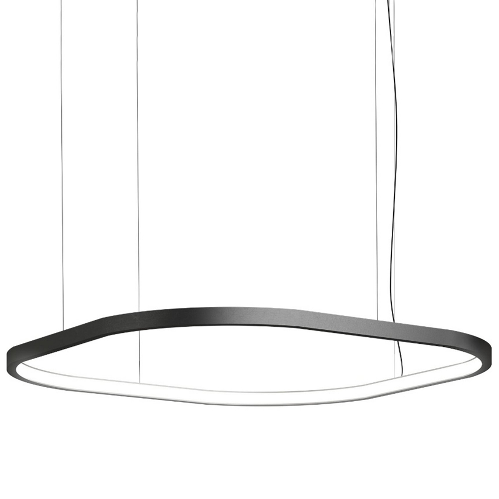 Lámpara suspensión Loop cuadrada Martinelli Luce