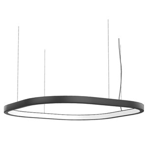 Lámpara suspensión Loop cuadrada Martinelli Luce