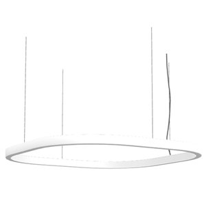 Lámpara suspensión Loop cuadrada Martinelli Luce