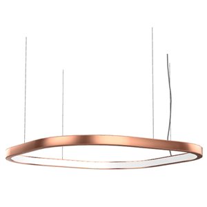 Lámpara suspensión Loop cuadrada Martinelli Luce