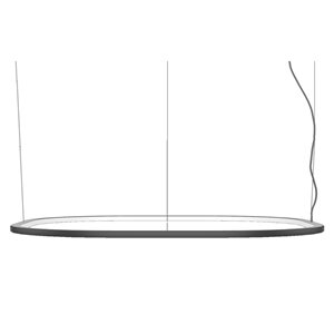 Lámpara suspensión Loop rectangular Martinelli Luce