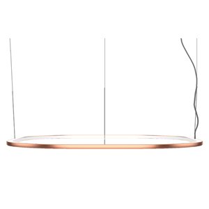 Lámpara suspensión Loop rectangular Martinelli Luce
