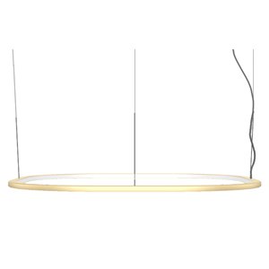 Lámpara suspensión Loop rectangular Martinelli Luce