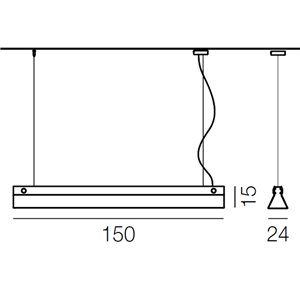 Lámpara suspensión Sound Martinelli Luce