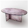 Mesa ovalada Liquefy Glas Italia