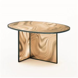 Mesa auxiliar Liquefy Glas Italia