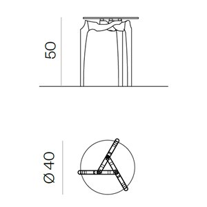 Mesa auxiliar Carlinas BD Barcelona