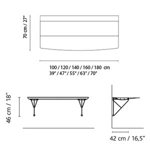 Escritorio Table B pared BD Barcelona