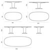 Mesa Explorer Dining oval BD Barcelona