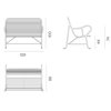 Sillón con pérgola Gardenias Outdoor BD Barcelona