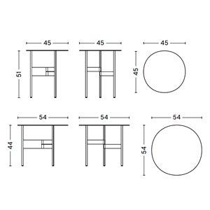 Mesa centro Shim Hay