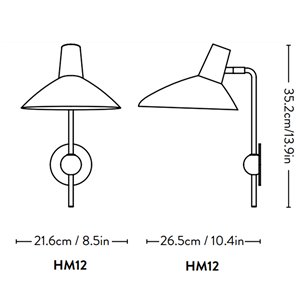 Lámpara de pared Tripod &Tradition
