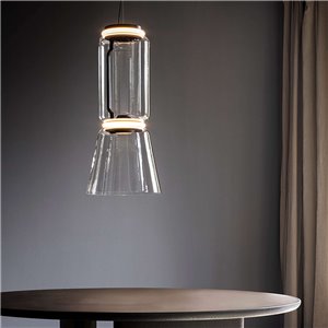 Lámpara suspensión Noctambule Low Cylinders and Cone Flos