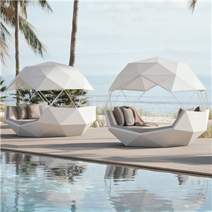 Cama Daybed Iglú con parasol Vondom