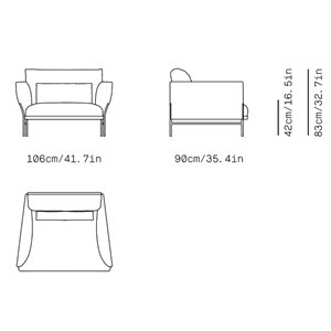 Sillón Majestic Omelette ed