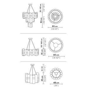 Lámpara suspensión La Lollo Slamp