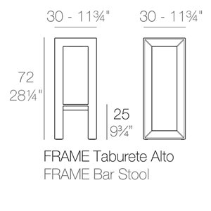 Taburete Frame Vondom