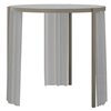 Pérgola Vela redonda con cortinas Vondom