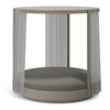 Pérgola Vela redonda con cortinas Vondom