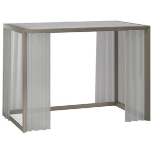 Pérgola Cenador Vela con cortinas Vondom