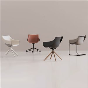 Sillón Manta giratorio con ruedas Vondom