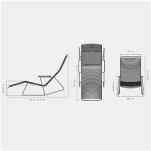 Tumbona Click Sunrocker Houe