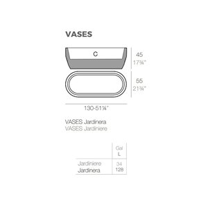 Jardinera Light Vases Vondom