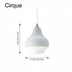 Conjunto de 3 lámparas Cirque Oferta Louis Poulsen