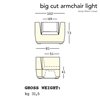 Sillón Big Cut light Plust Collection