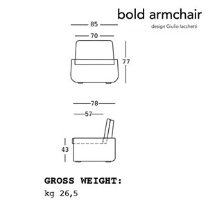 Sillón Bold Plust Collection