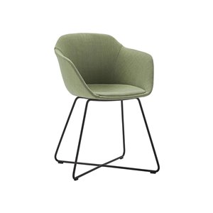 Sillón Taia acero tapizado Inclass