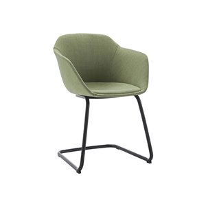 Sillón Taia acero tapizado Inclass