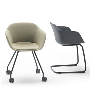 Sillón Taia acero polipropileno Inclass