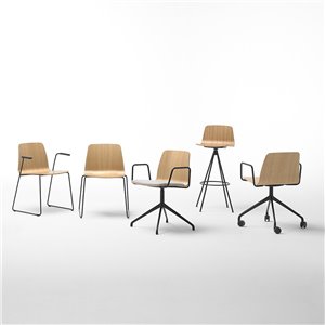 Silla Varya Wood giratoria Inclass