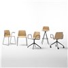 Silla Varya Wood giratoria Inclass
