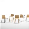 Silla Varya Wood acero Inclass