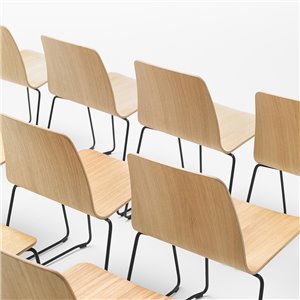 Silla Varya Wood acero Inclass