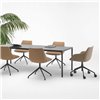 Silla Dunas XS giratoria araña aluminio Inclass