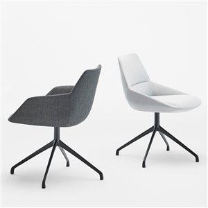 Sillón Dunas XS giratorio araña aluminio Inclass