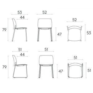 Silla Aryn Max tapizada Inclass