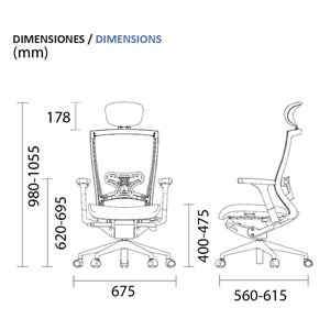 Silla operativa T500 LASU Sidiz