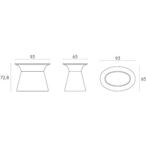 Mesa Essens elíptica Inclass