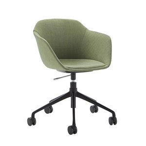 Sillón Taia ruedas tapizada Inclass