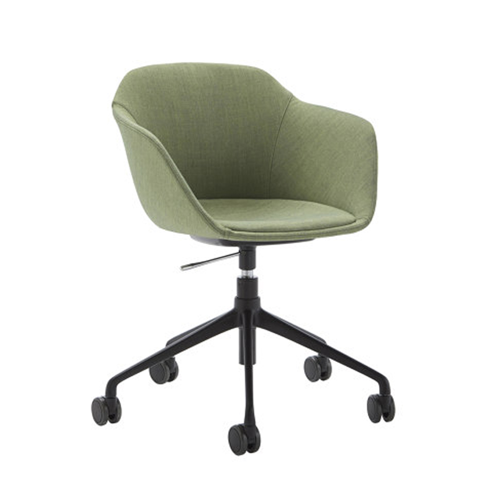 Sillón Taia ruedas tapizada Inclass